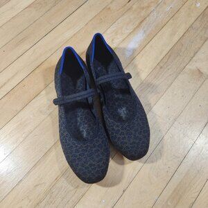 Rothy's Womens Brown The Square Mary Jane Chocolate Spot